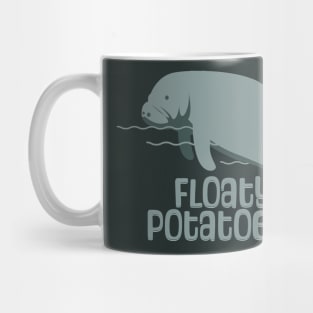 Save The Floaty Potatoes Manatee Mug